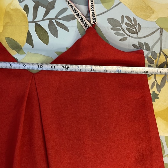 1. State Rust Orange Flowy Tank Top | Size Medium - Picture 7 of 9